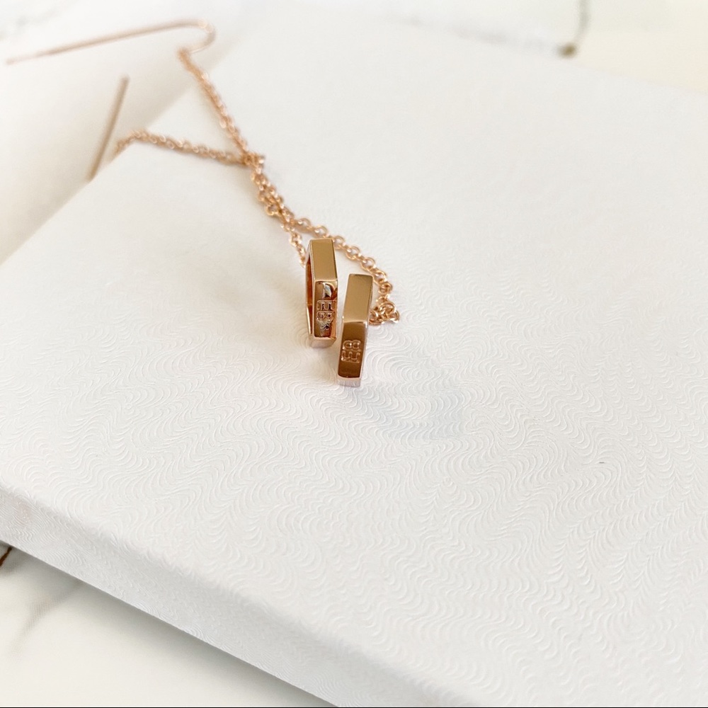 Eddie Borgo Rose Gold Long Earrings